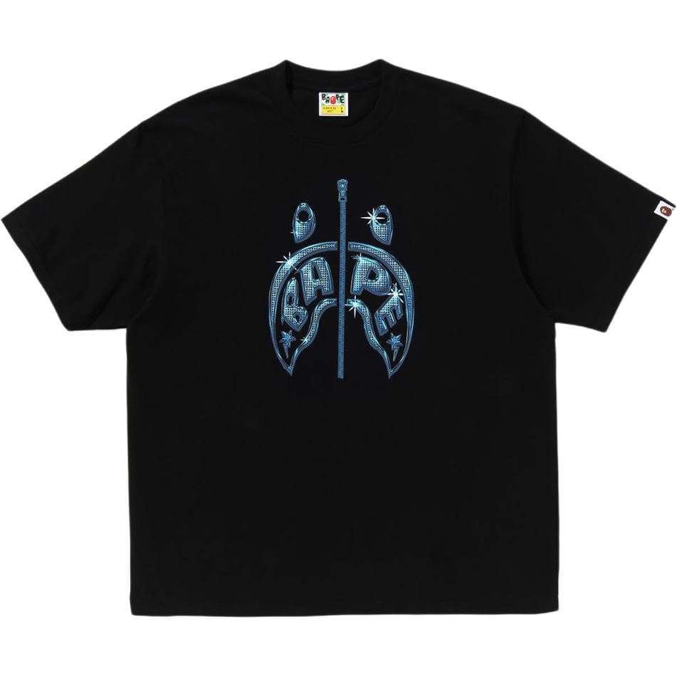 Футболка A BATHING APE X Shark T-Shirt Мужская Черная - изображение 1
