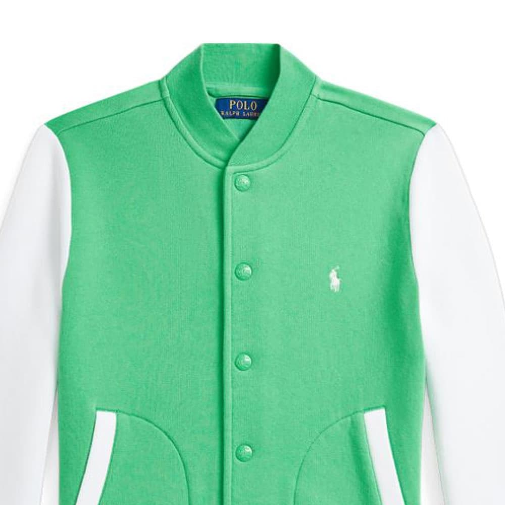 Polo Ralph Lauren Бейсбольная куртка зеленая детская - изображение 4