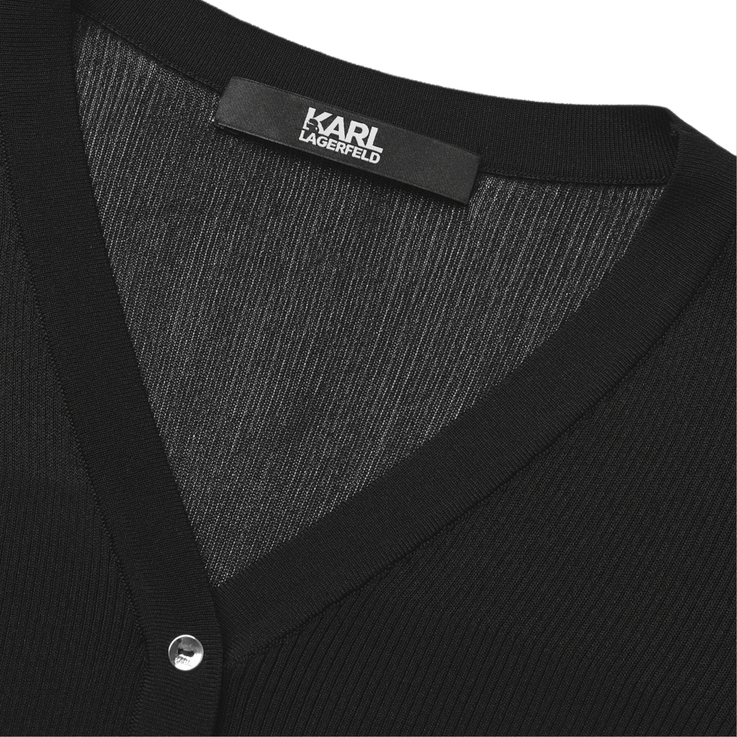 Кофта KARL LAGERFELD Трикотаж Женские Черный - изображение 3
