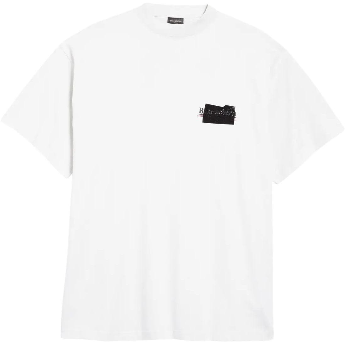 Футболка Balenciaga SS23 Embroidered Logo T-Shirt White - изображение 1