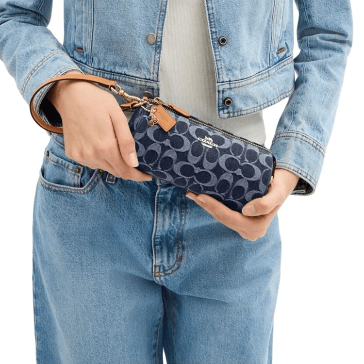 Сумка COACH Nolita 20 Denim Natural - изображение 5