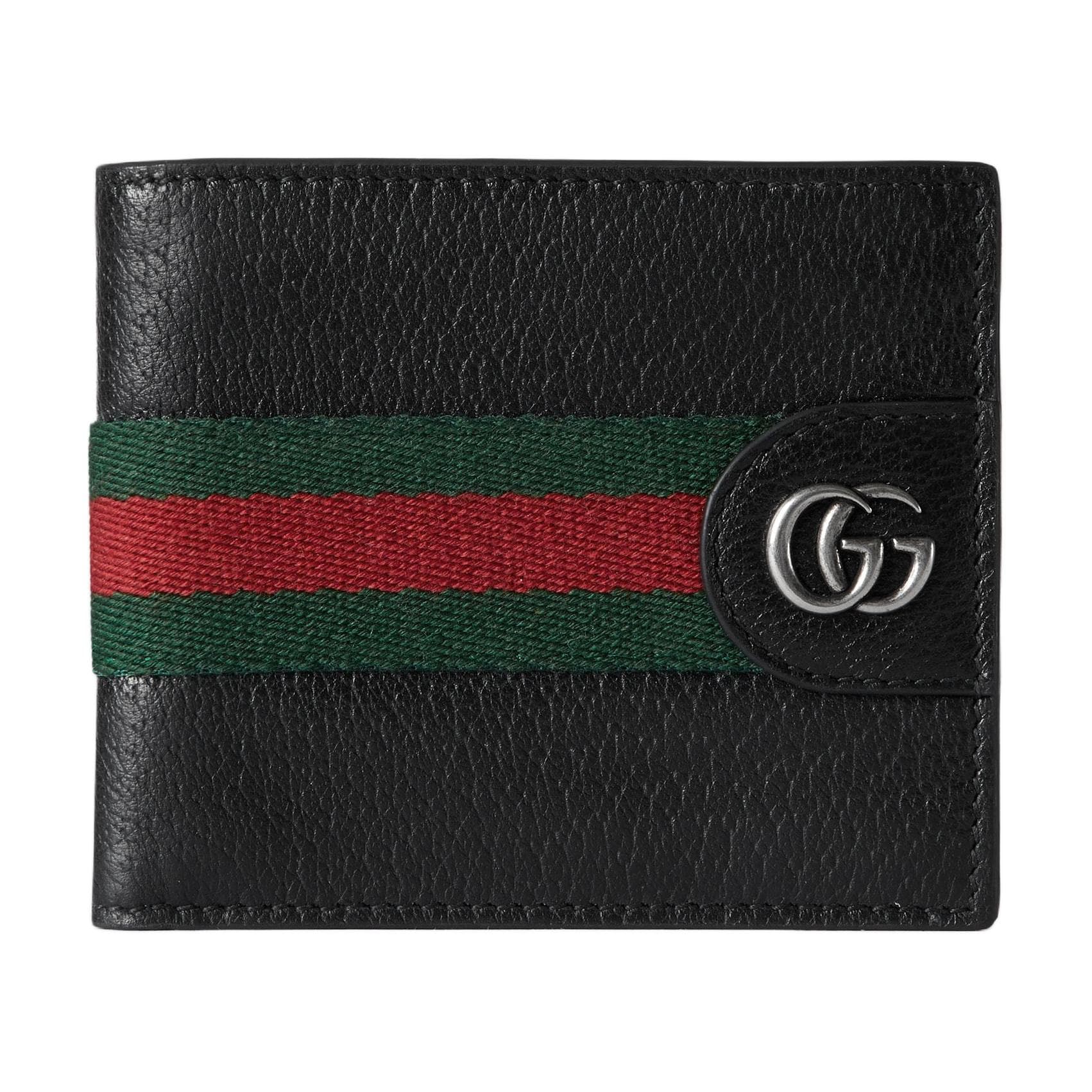 Кошелек Gucci Ophidia Кожа с Тканевыми Кошельками Мужской Черный - изображение 1