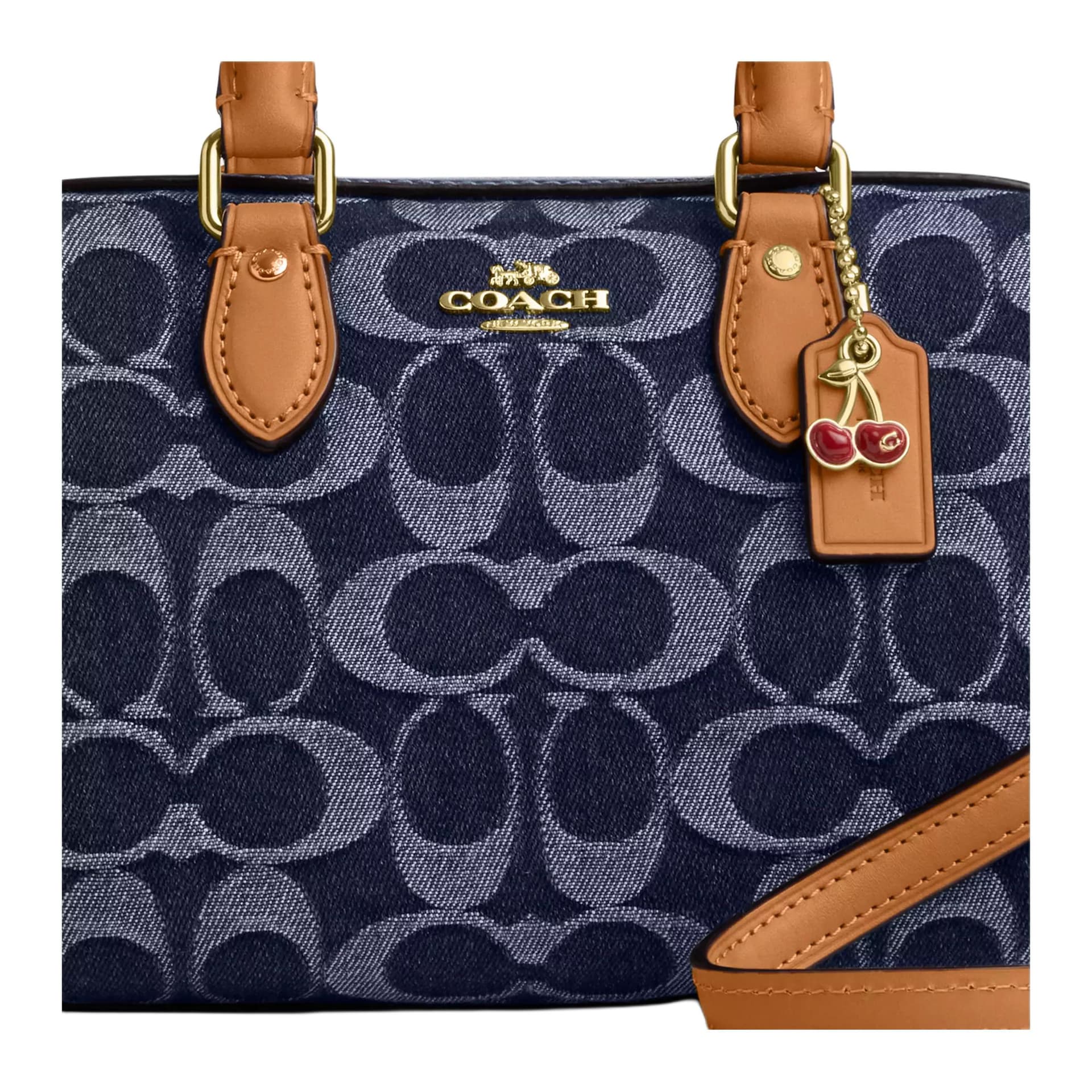 Сумка COACH Rowan 18 Denim Blue - изображение 4