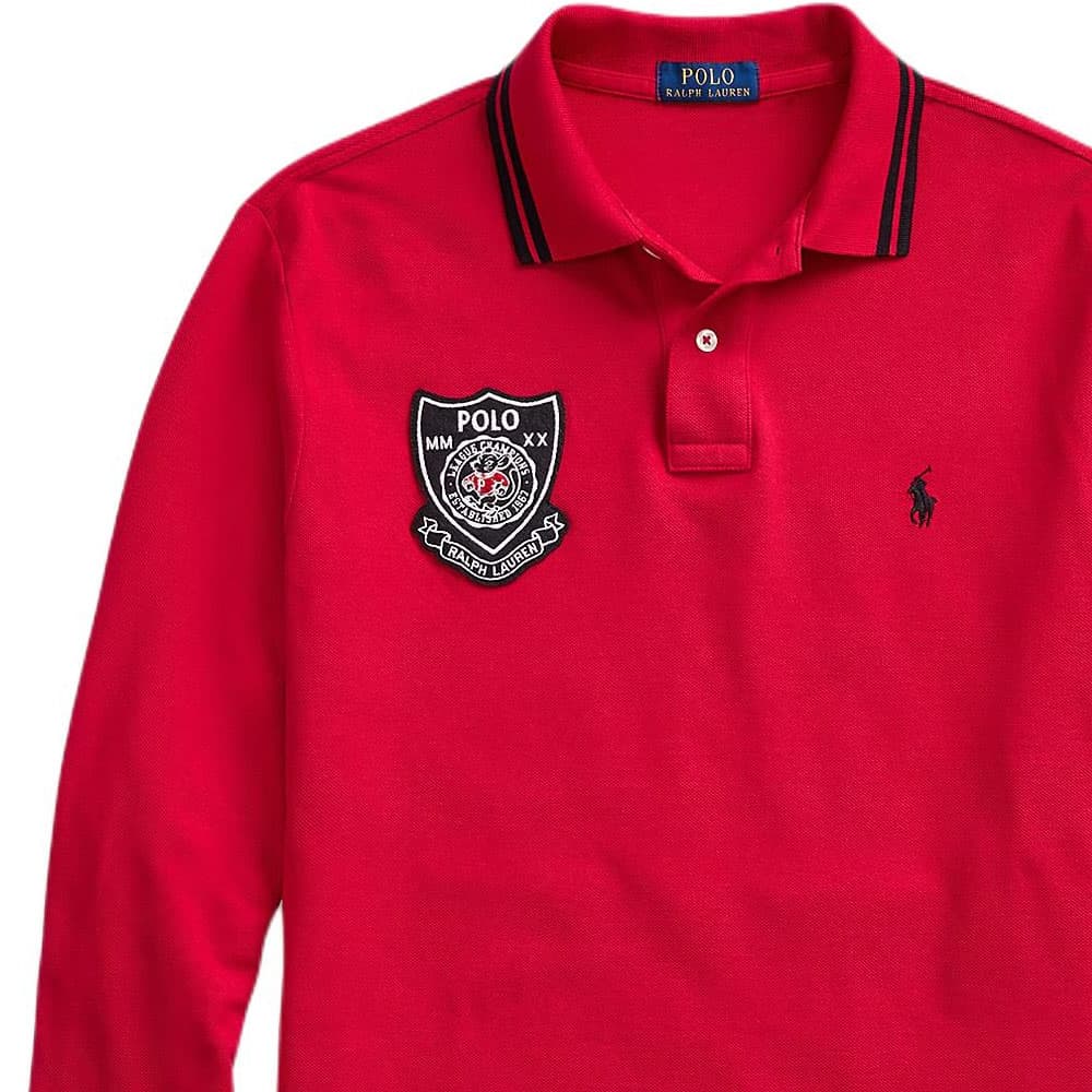 Поло Polo Ralph Lauren Мужское Поло Красное - изображение 2