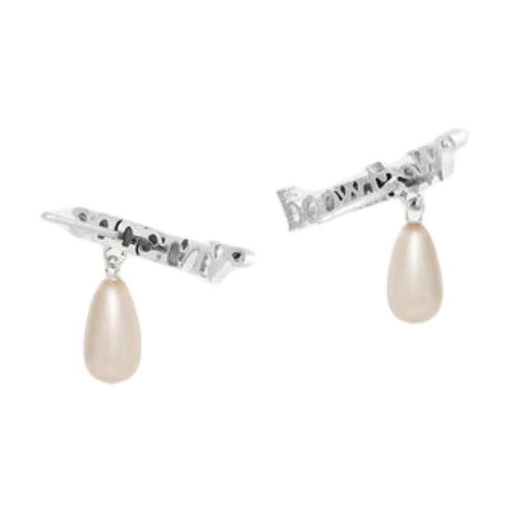 Серьги Серьги-кольца Vivienne Westwood из латуни 1 пара женские серебряные - изображение 2
