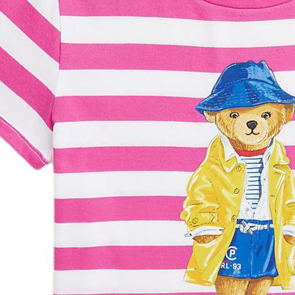 Футболка Polo Ralph Lauren T-рубашка Розовая Детская - изображение 3