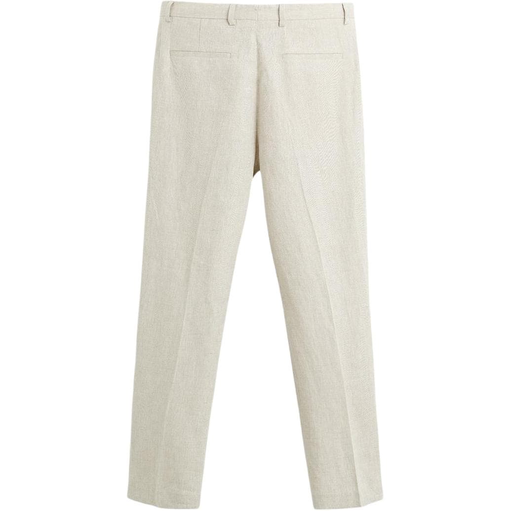 Штаны ZARA Light Beige Men's Casual Pants ZARA Светло-бежевые Мужские Повседневные Штаны - изображение 2
