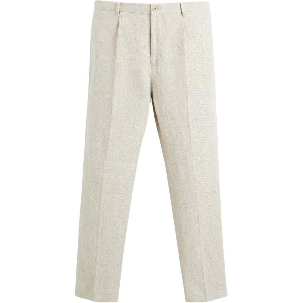 Штаны ZARA Light Beige Men's Casual Pants ZARA Светло-бежевые Мужские Повседневные Штаны - изображение 1