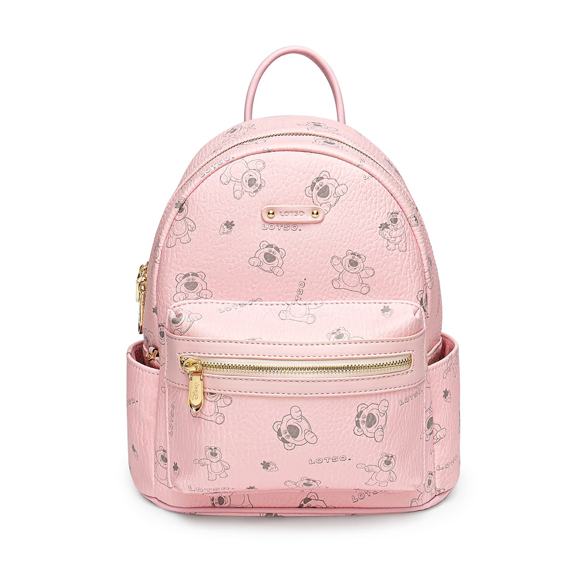 Рюкзак Disney Strawberry Bear Series PVC Рюкзак Рюкзаки Обычный (стандартный) Женские Розовый Белый - изображение 8