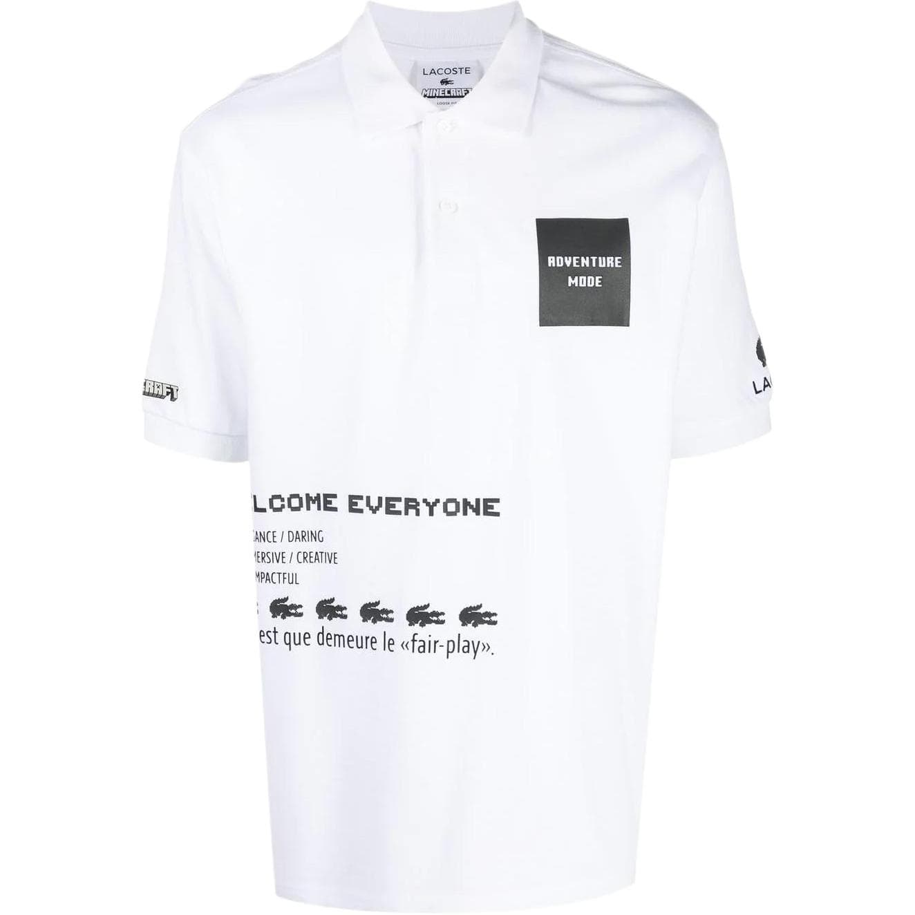 Поло LACOSTE SS22 Minecraft LogoPolo - изображение 1