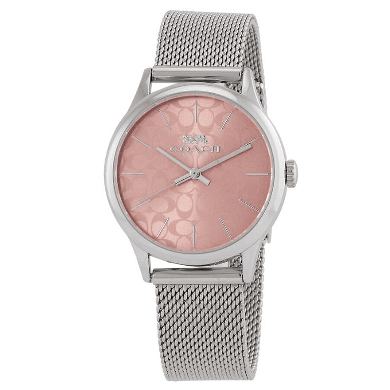 Механические часы COACH Quartz Watch 32mm Pink Dial - изображение 1