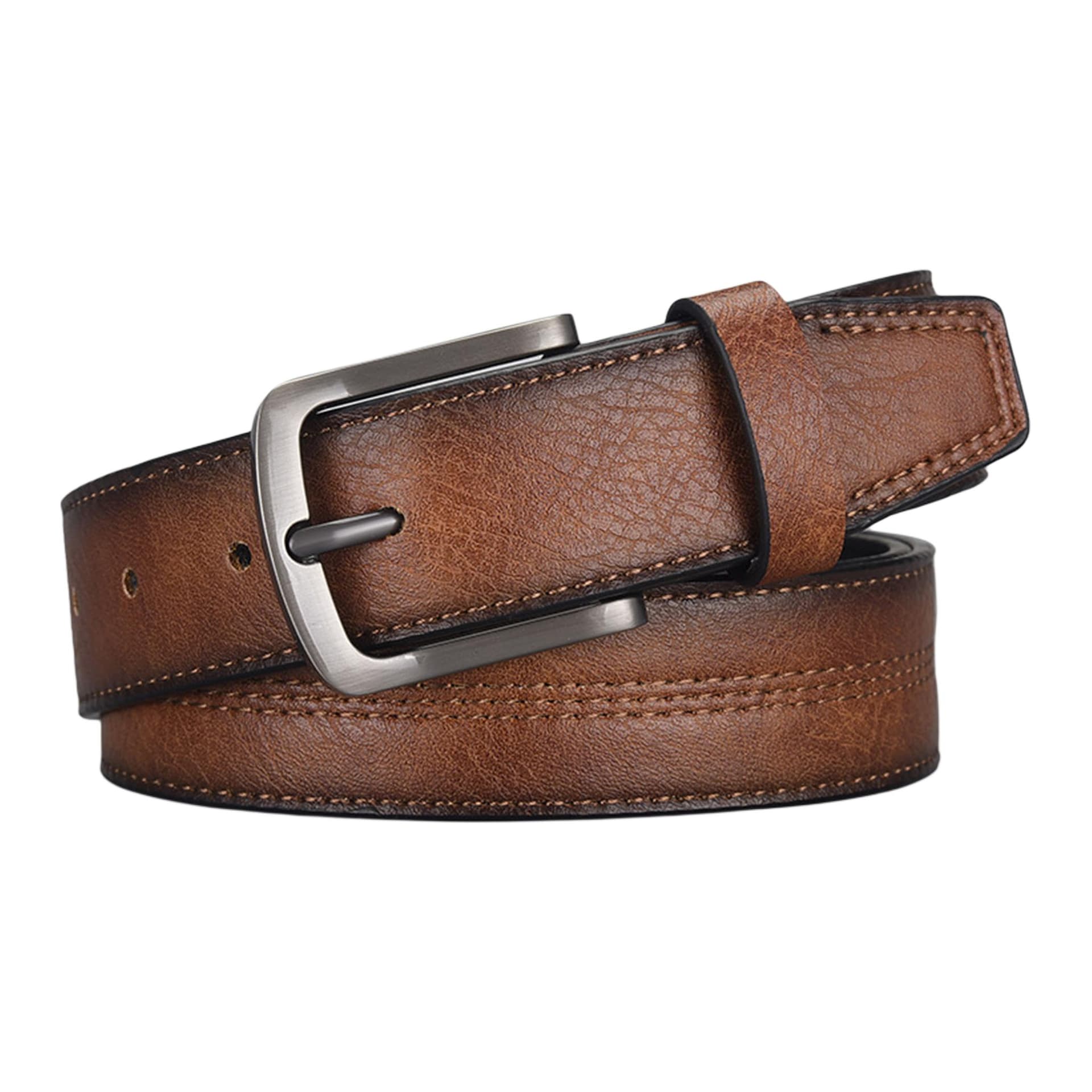 Ремень JEANSWEST Пояса из кожи PU (полиуретан) мужской 3,5 см - изображение 1