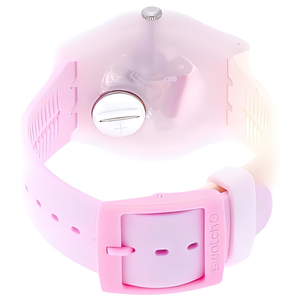 Часы Swatch Quartz Механизм 30 м Водонепроницаемые Женские Часы 41 мм с вырезами Циферблат Пластиковый Корпус Часов - изображение 3