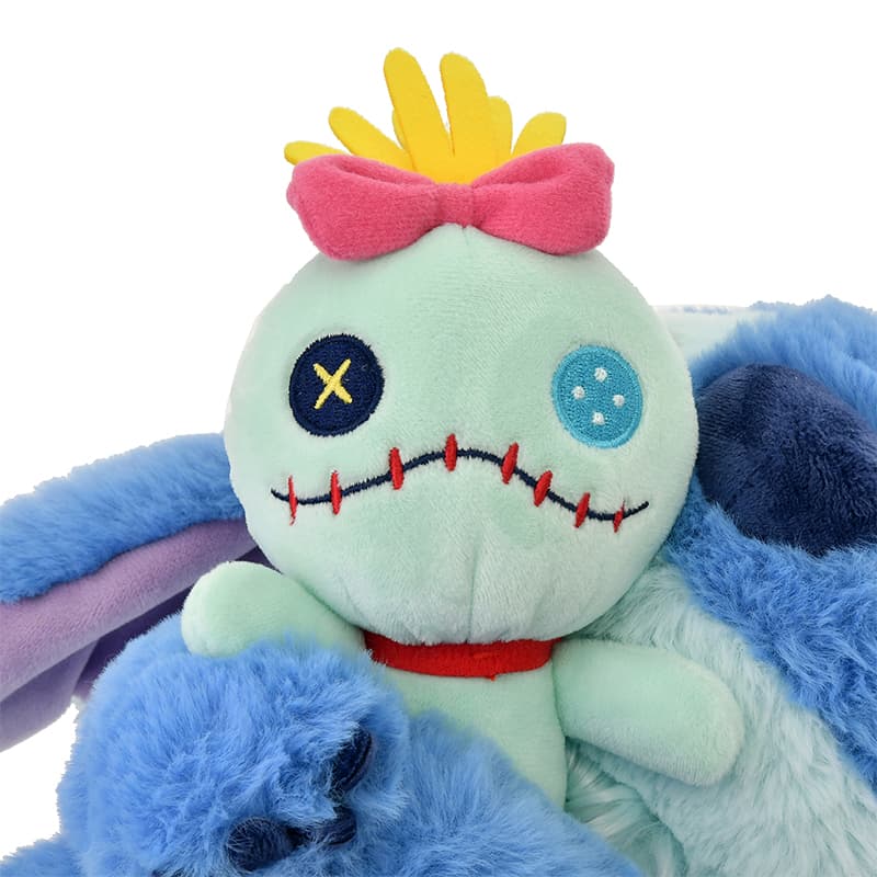 Мягкая игрушка Disney x Disney Store Stitch Японский стиль СЕРИЯ Куклы Съемный ремешок Плюшевая сумка через плечо Кукла 31 см высокая - изображение 3