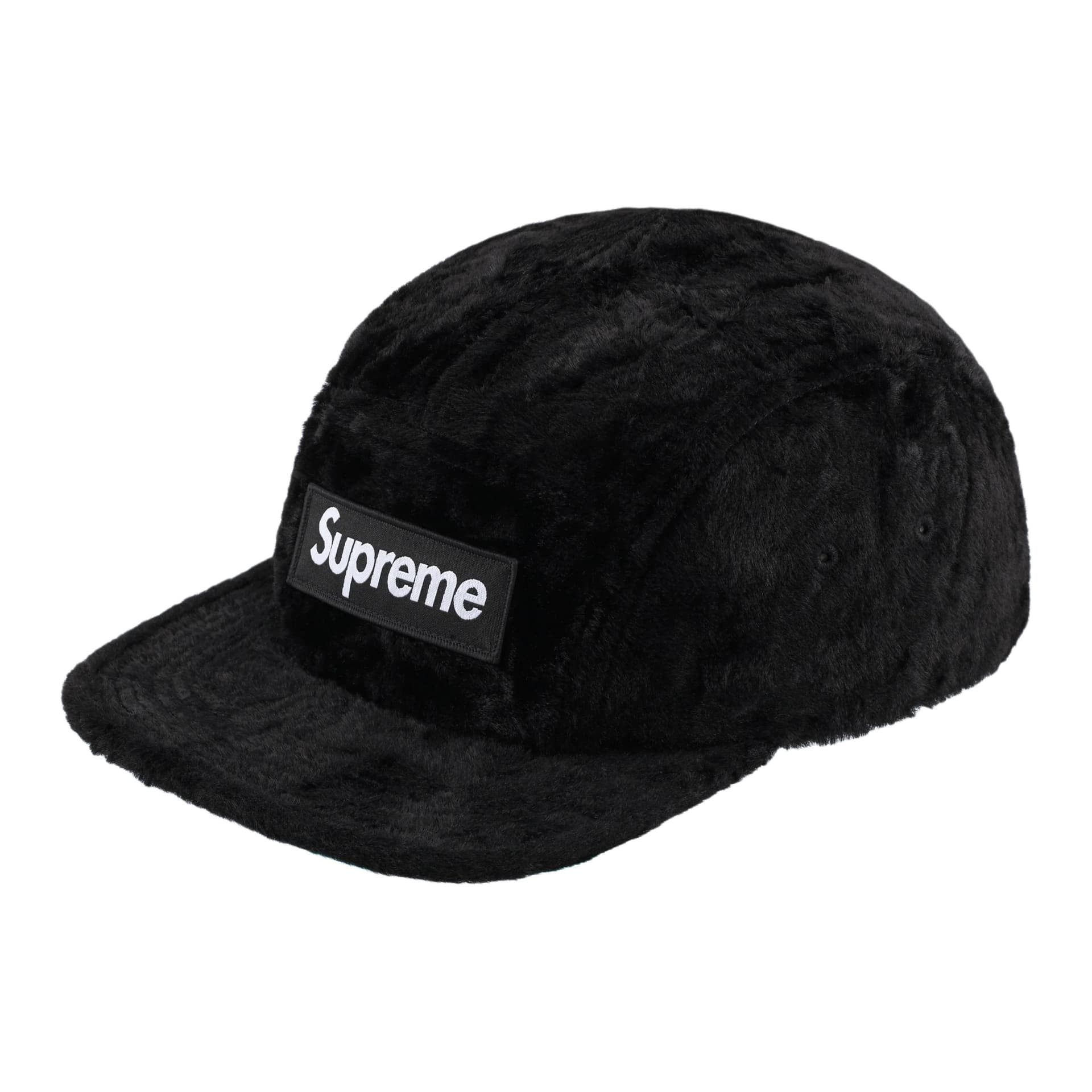 Кепка Supreme Вискоза Хлопок Ткань Бархатные Кепки Унисекс Черепаховый Черный - изображение 1