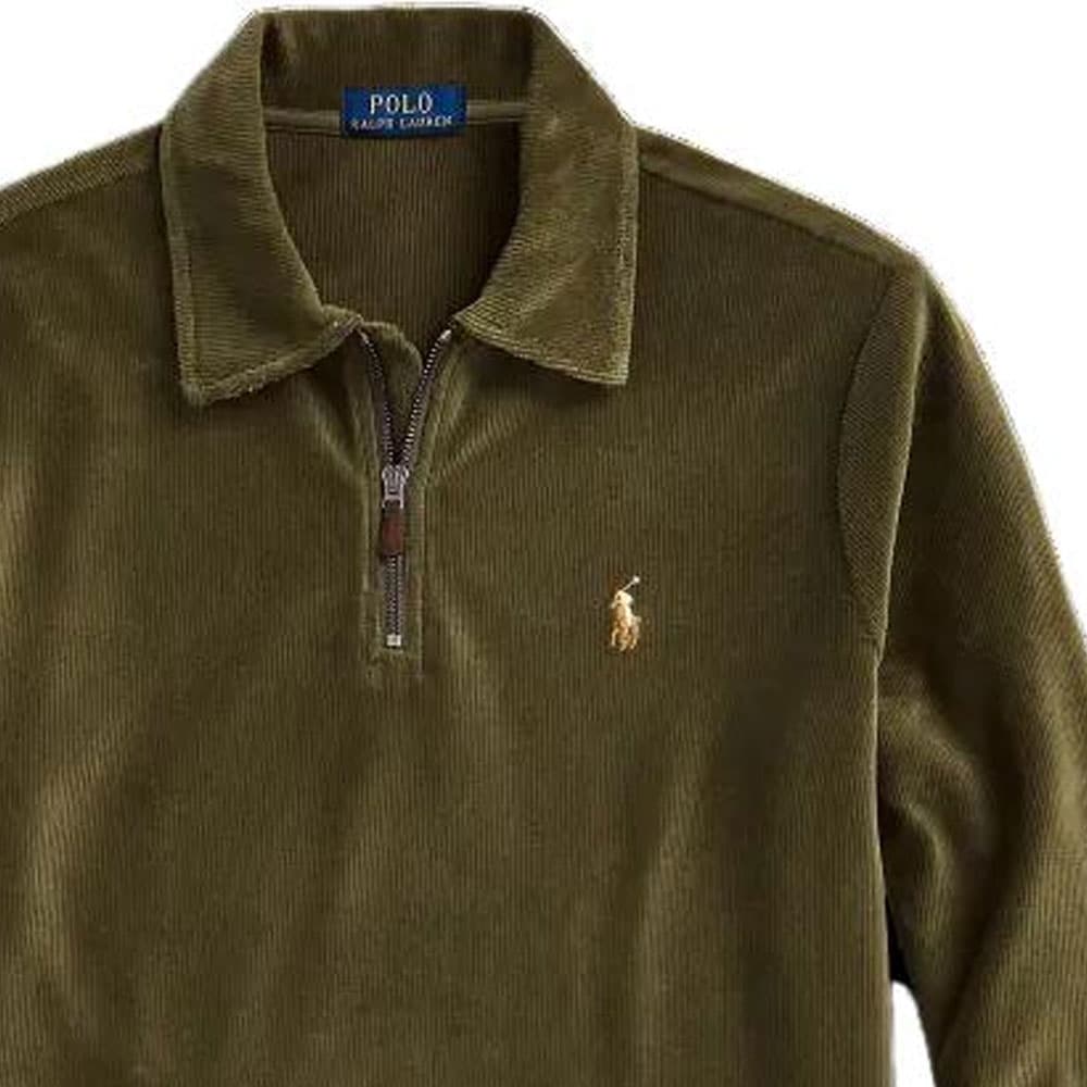 Худи Polo Ralph Lauren FW23 Knit Corduroy Quarter-Zip Pullover - изображение 5