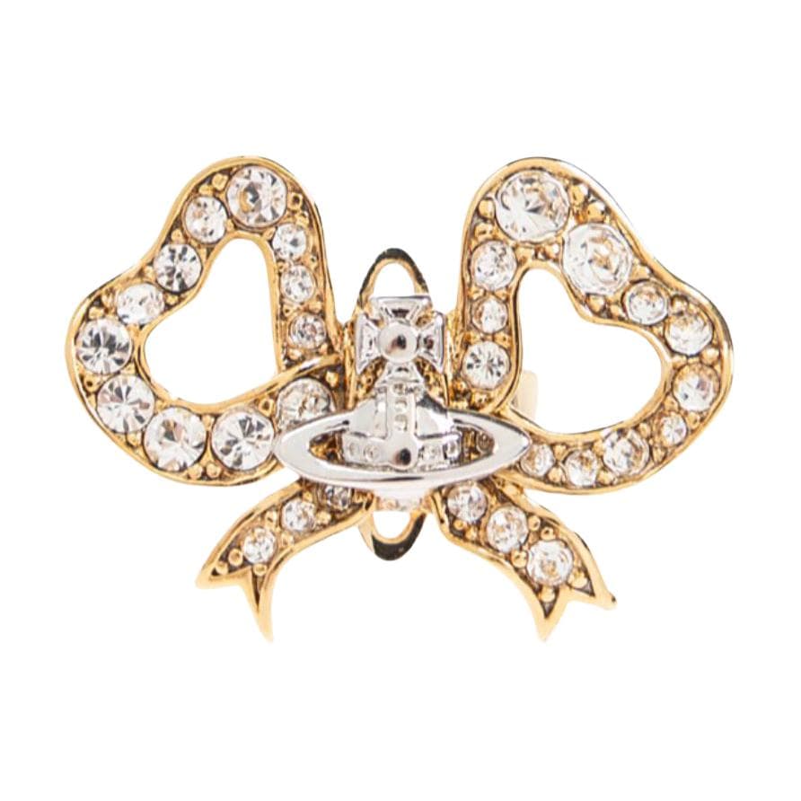 Серьги Серьги Vivienne Westwood из латуни с кубическим цирконием женские золотые - изображение 3