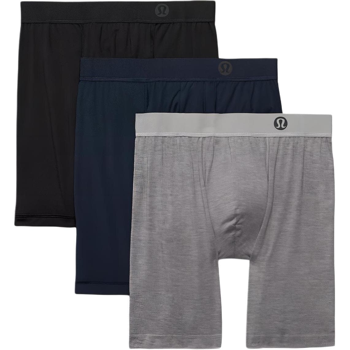 Трусы lululemon Always In Motion Long Boxer 7" 3 Pack Logo 3 - изображение 1