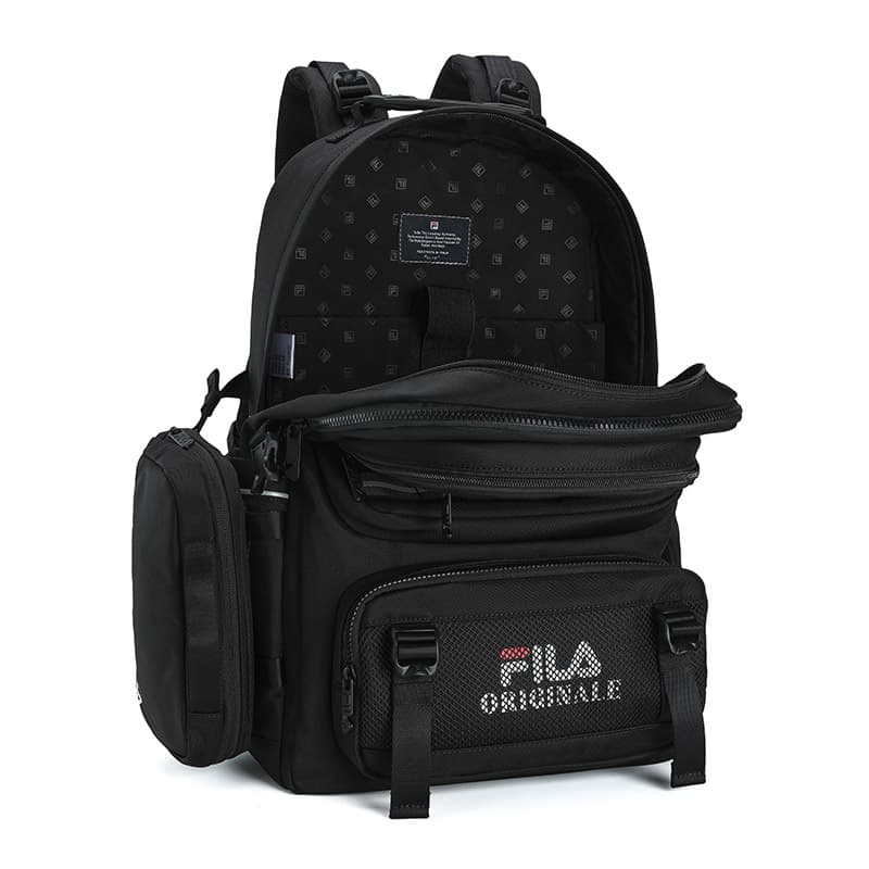 Рюкзак fila ORIGINALE Ткань Рюкзак Мужской Глубокий черный - изображение 4
