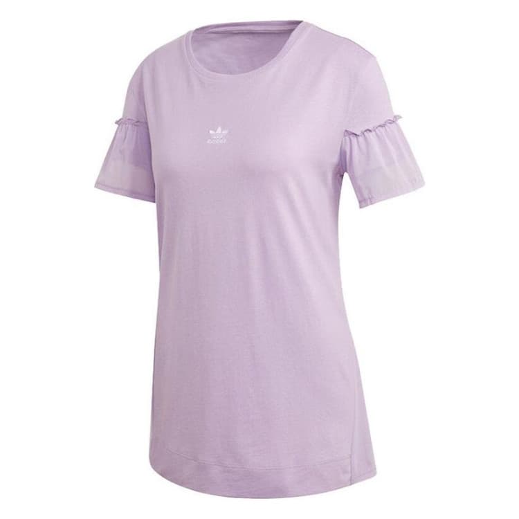 Футболка Adidas Originals T-Shirt Женская Светло-фиолетовая - изображение 1