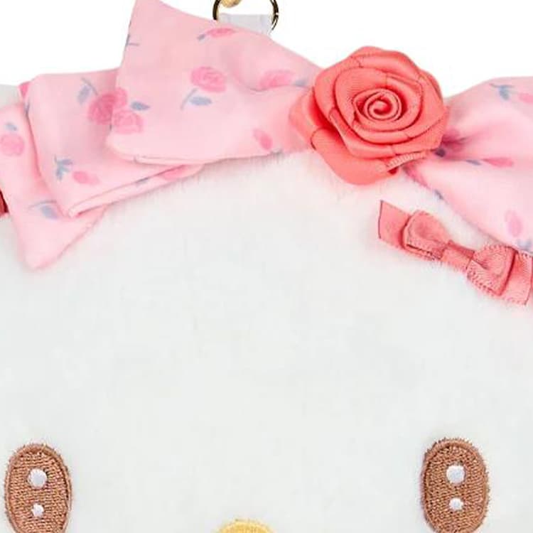Портмоне Sanrio Хелло Китти Милый Дизайн Лица Полиэстер Кошелек Женский Белый - изображение 5