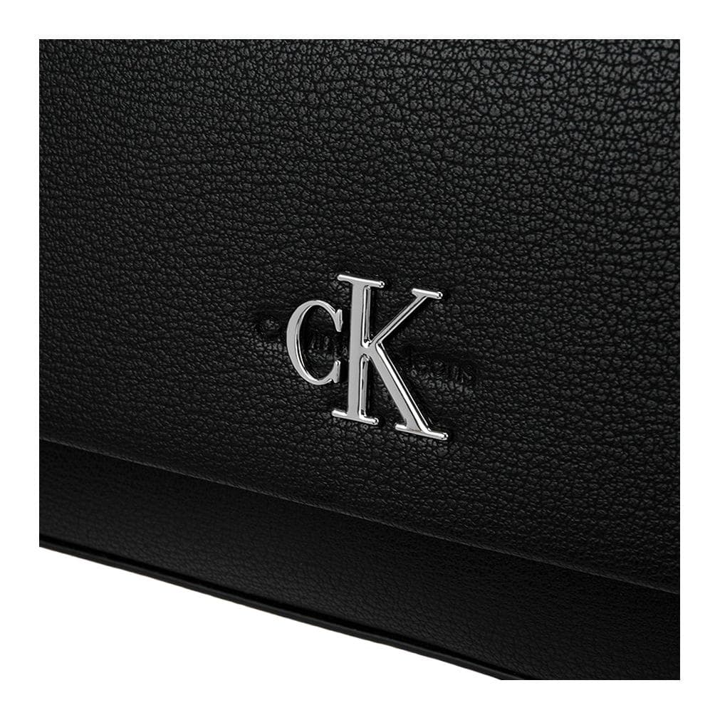 Мини-сумка Calvin Klein Сумка из синтетического материала сумка-багет сумка через плечо сумка на плечо женская черная - изображение 4
