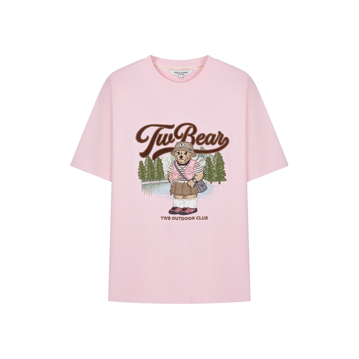 Футболка Teenie Weenie Розовые Женские Футболки - изображение 1