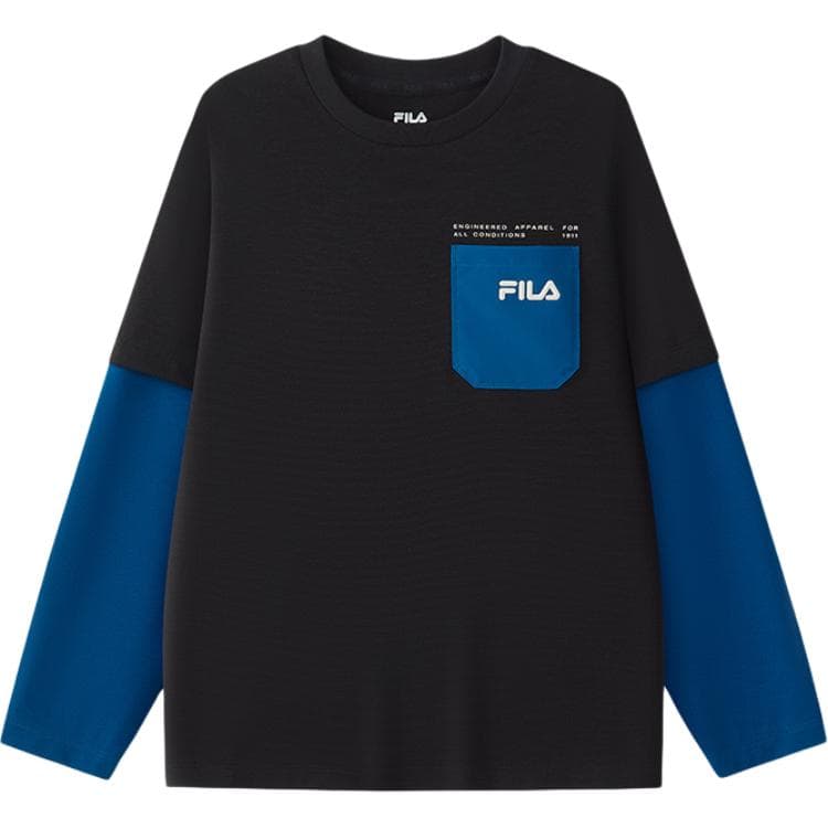 Футболка FILA Легендарный синий PNV Kids T Рубашки - изображение 1