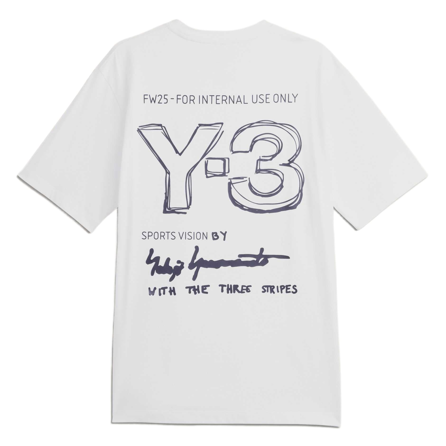 Футболка Y 3 White Мужская T-рубашка - изображение 2