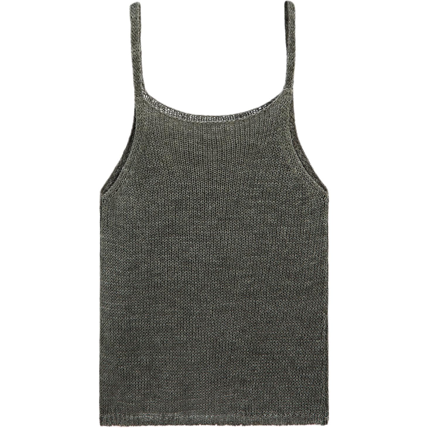 Massimo Dutti Яшмовый Женские Камисоли - изображение 2