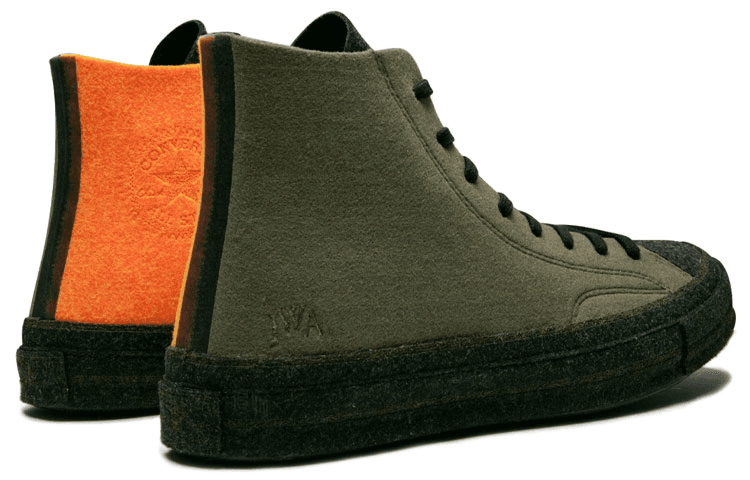 Кроссовки J.W.Anderson x Converse 1970s Hi "Stone Grey Flame Orange" - изображение 4