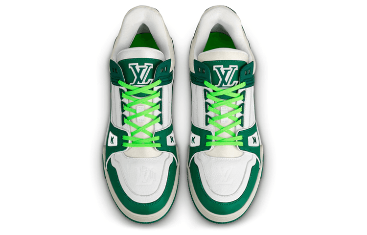 Кроссовки LOUIS VUITTON Trainer Green - изображение 4