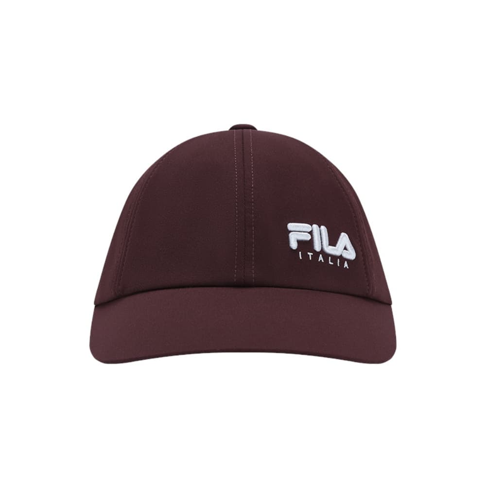 Кепка FILA Гольф Полиэстер Волокно Кепки Женские Глубокий Песочный Бургунди - изображение 1