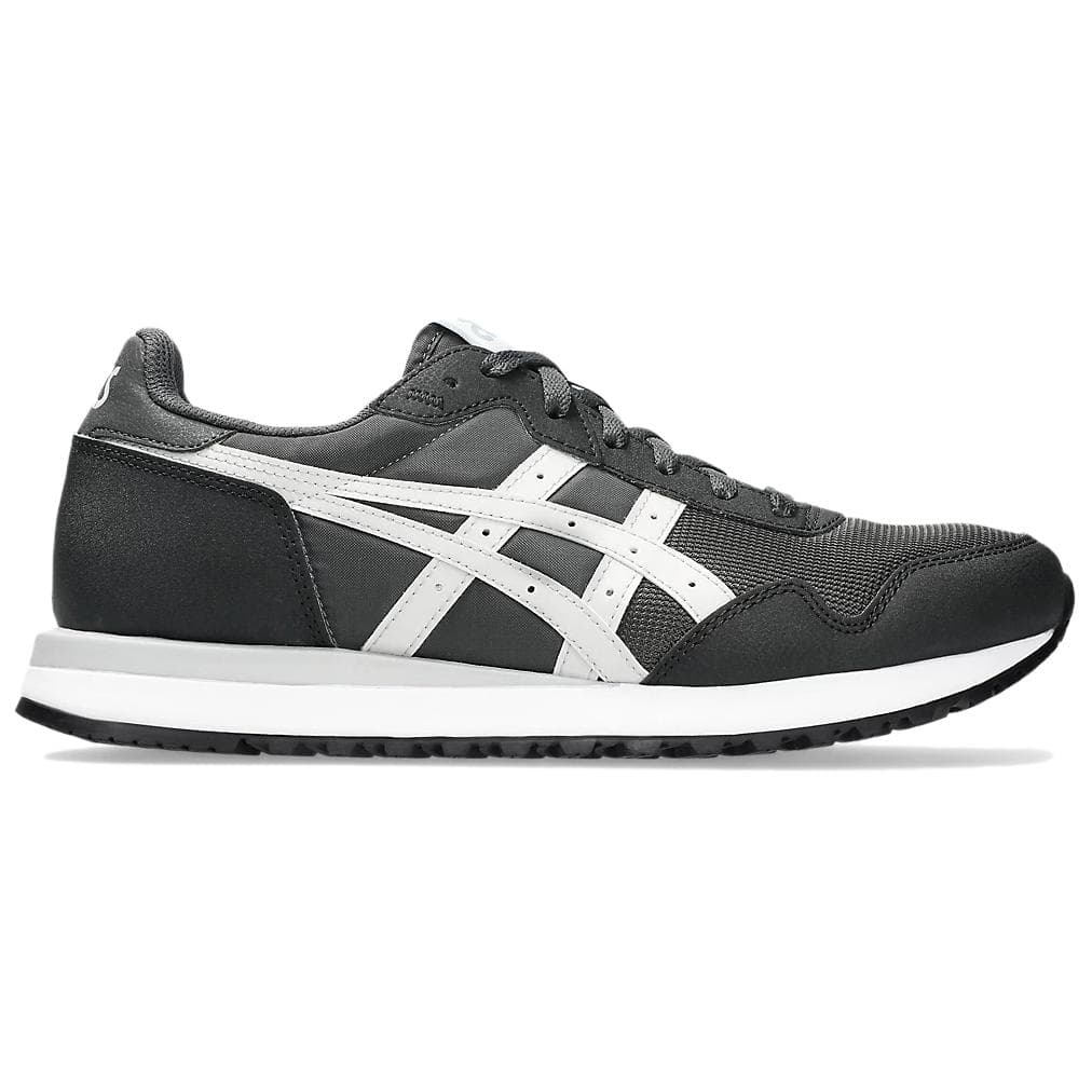 Кроссовки Asics Tiger Runner II Устойчивые к истиранию Низкие Повседневные Беговые Кроссовки Унисекс Графитовый Серый - изображение 2