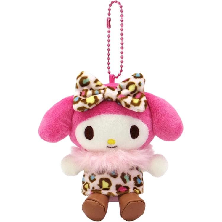 Санрио Клубничный Леопард С принтом My Melody Куклы Плюшевый Украшение H11,5cm - изображение 1