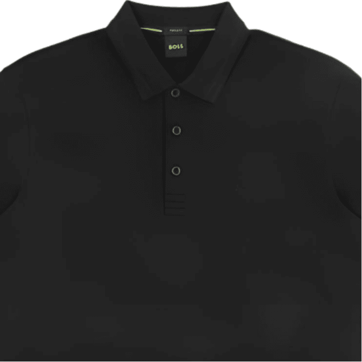 Поло HUGO BOSS SS25 Поло Мужской Черный - изображение 6