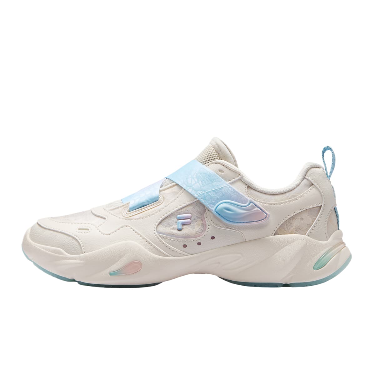 Кроссовки FILA FUSION EVA SLIM Waterdrop Shoes Низкие повседневные женские туфли бежевого цвета - изображение 1
