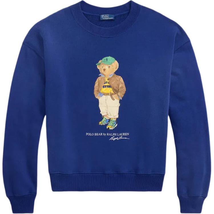 Худи Polo Ralph Lauren Polo Bear Толстовка Свободный крой Женский Синий - изображение 1