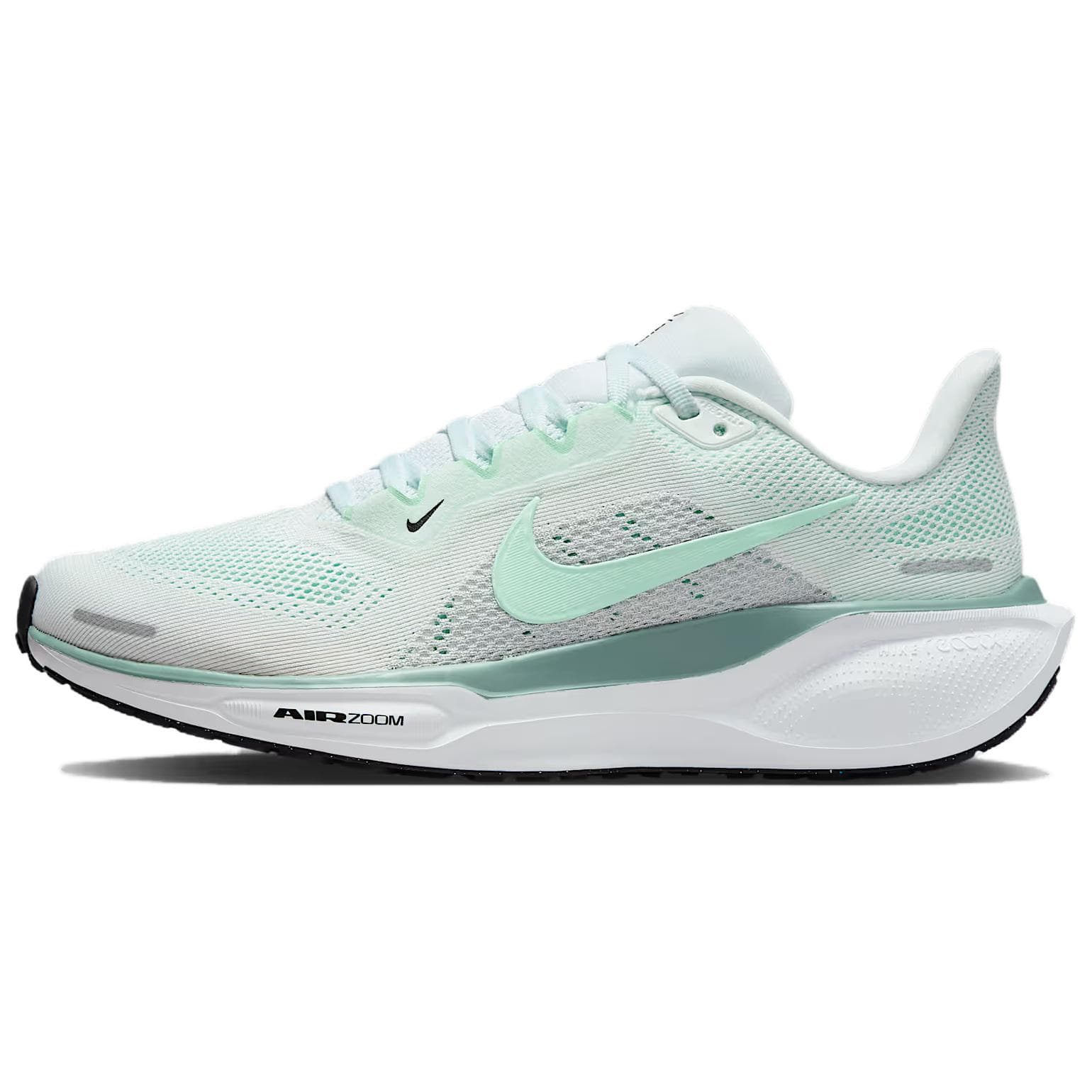 Кроссовки для бега NIKE Pegasus 41 Дышащий Low Топ ZOOM Воздух Повседневный Бег на длинные дистанции Обувь Women's White Зелёный - изображение 1