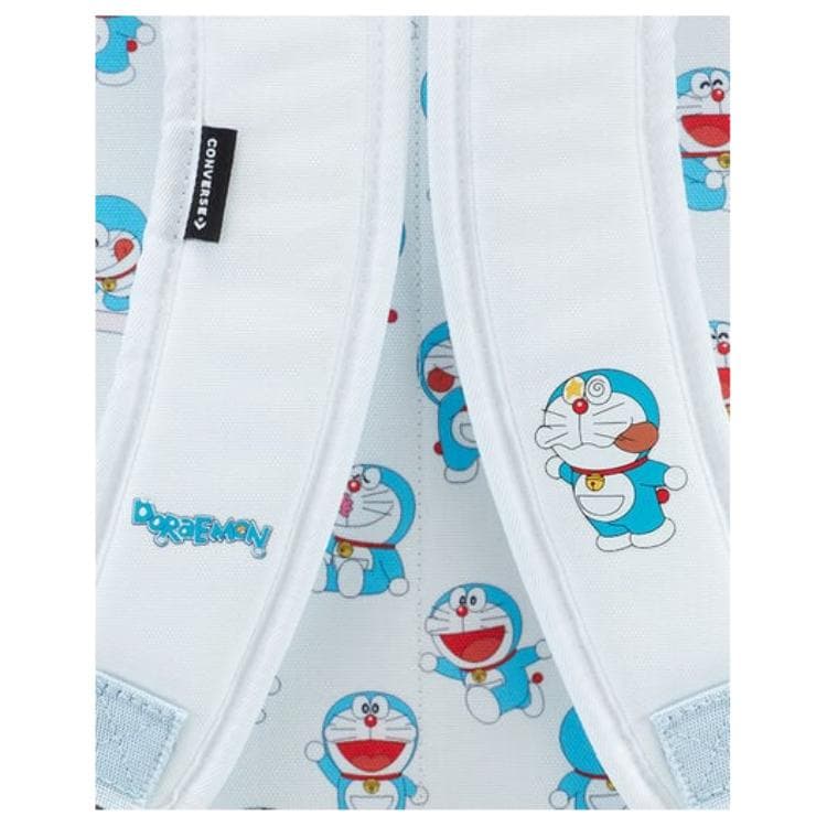 Рюкзак Converse x Doraemon Совместная коллекция GO 2 Рюкзак с принтом персонажа, застежка-молния, унисекс, парный, синий белый - изображение 7