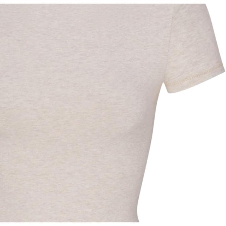 Футболка skims COTTON JERSEY T-SHIRT T HEATHER OATMEAL - изображение 2