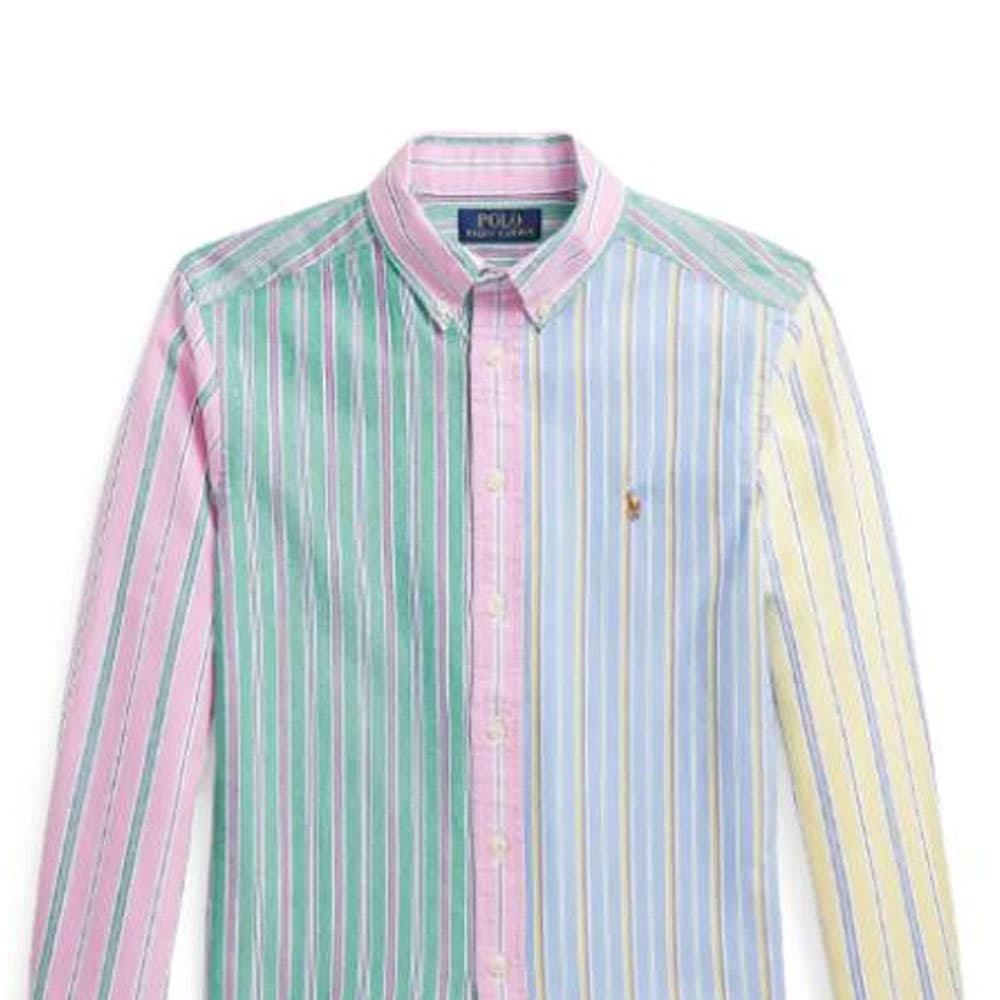 Рубашка Polo Ralph Lauren разноцветная детская - изображение 3
