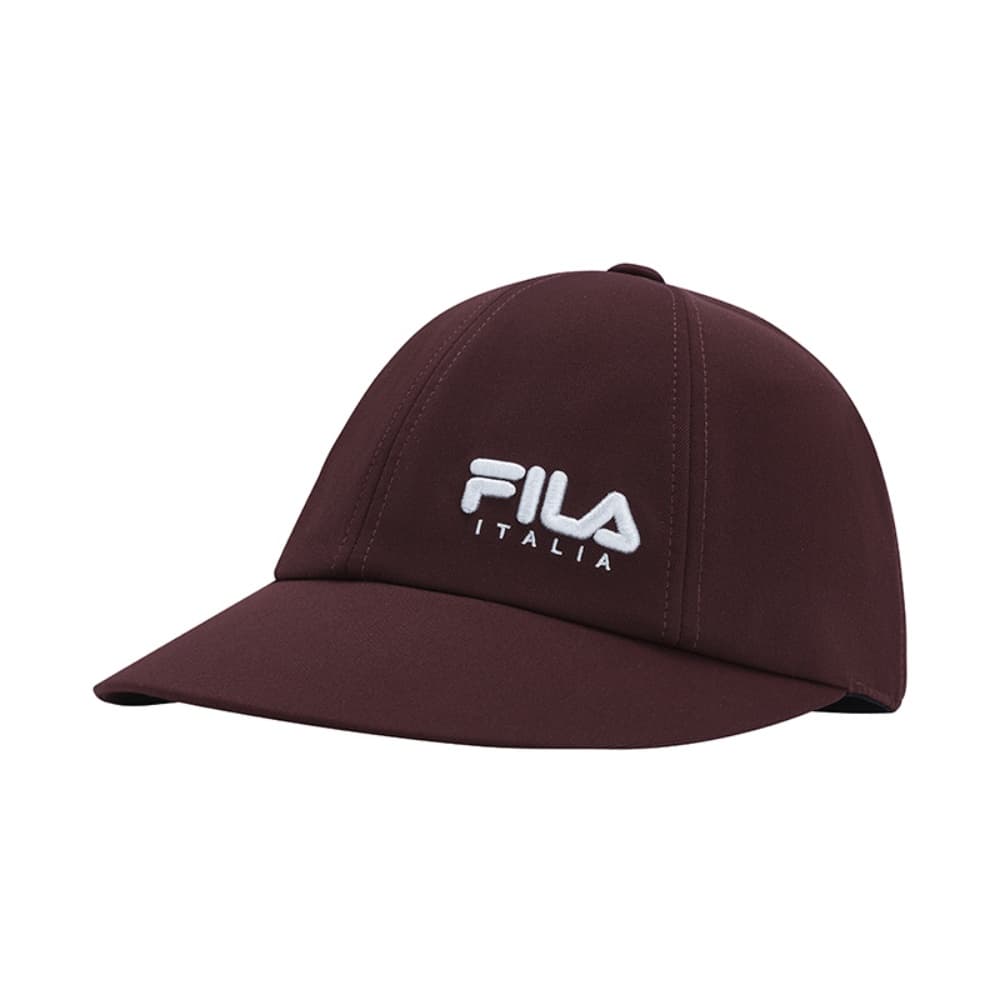Кепка FILA Гольф Полиэстер Волокно Кепки Женские Глубокий Песочный Бургунди - изображение 3