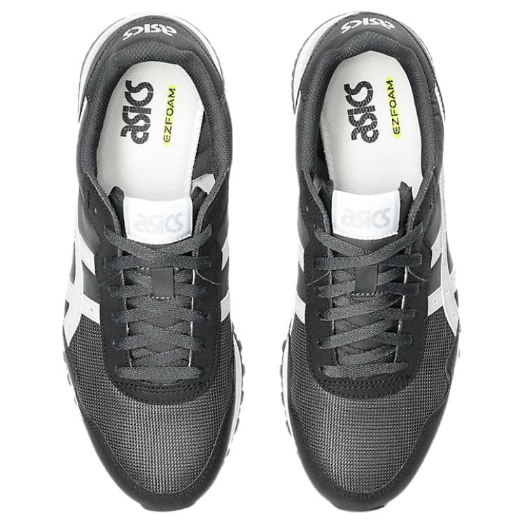 Кроссовки Asics Tiger Runner II Устойчивые к истиранию Низкие Повседневные Беговые Кроссовки Унисекс Графитовый Серый - изображение 5