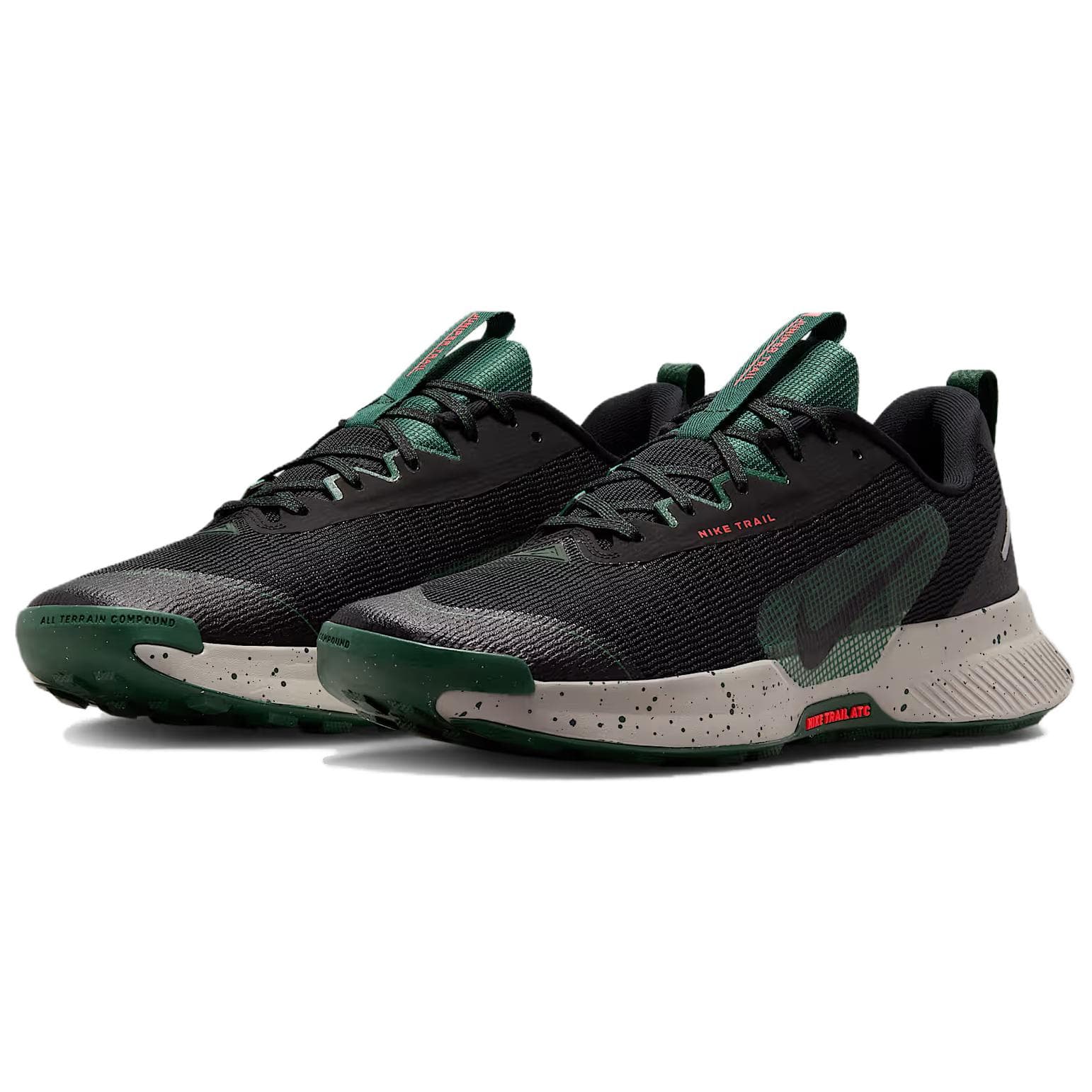 Кроссовки для бега Nike Juniper Trail 3 Устойчивые к истиранию Низкие кроссовки для бега по пересеченной местности Мужские Черные - изображение 2