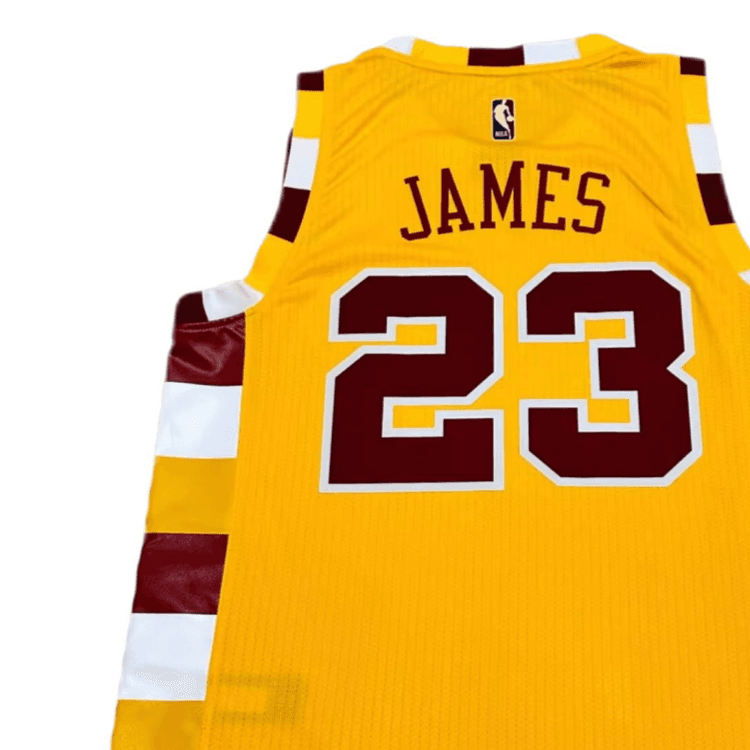 Баскетбольная майка adidas x NBA Cavaliers Yellow - изображение 4