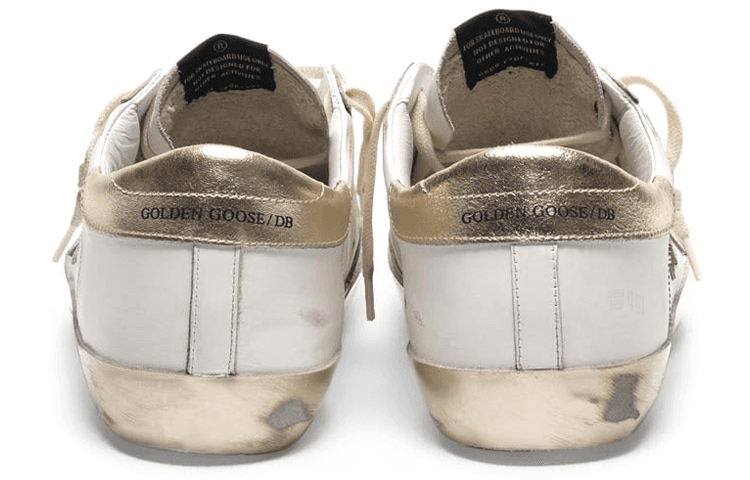 Кроссовки Golden Goose Super-Star White Gold Heel - изображение 5