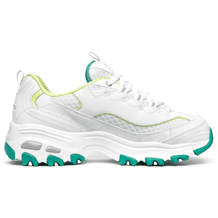 Кроссовки Skechers D'LITES 1.0 White Green - изображение 2