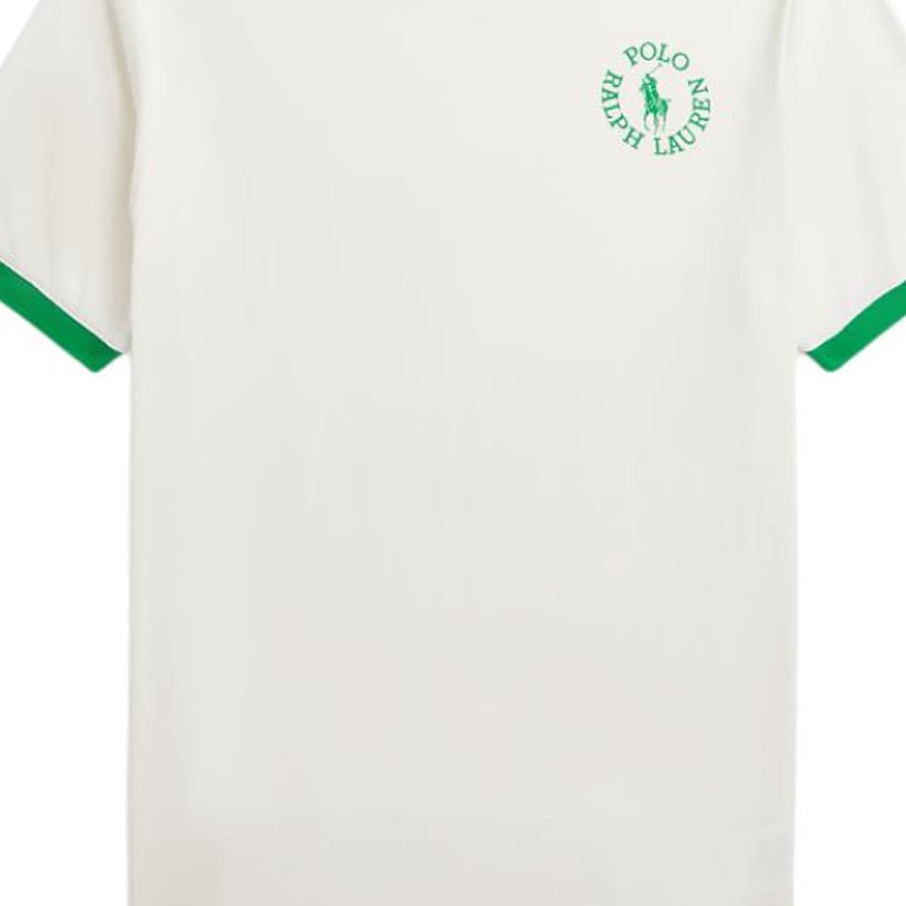 Футболка Polo Ralph Lauren T-рубашка экрю для детей - изображение 5