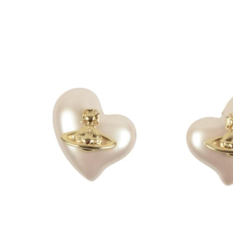 Серьги Серьги Vivienne Westwood с брассовыми штифтами женские бежевые - изображение 3